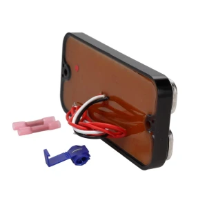 Rear Side Marker - Clear Lens 18 Red LED with Stainless Trim - 69-72 Chevy GMC CK Truck - Image 5 of 6