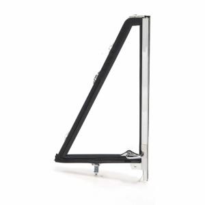 Vent Window Assembly - Clear Glass Black Frame - RH - 66-67 Bronco - Image 1 of 6