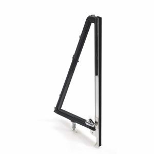 Vent Window Assembly - Clear Glass Black Frame - RH - 66-67 Bronco - Image 2 of 6