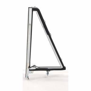 Vent Window Assembly - Clear Glass Chrome Frame - LH - 66-67 Bronco - Image 1 of 6