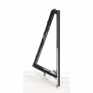 Vent Window Assembly - Clear Glass Chrome Frame - LH - 66-67 Bronco - Image 5 of 6
