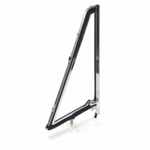Vent Window Assembly - Clear Glass Chrome Frame - RH - 66-67 Bronco - Image 6 of 6