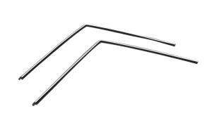 1967 Ford Bronco Door Glass Top Run Channels - 66-77 Bronco