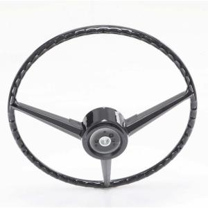 Steering Wheel - Black - 67-68 Chevrolet GMC CK Pickup Suburban - Image 4 of 6