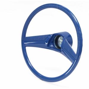 Steering Wheel - Blue - 70-72 Chevrolet GMC CK Truck - Aftermarket 15-Inch Diameter - Image 2 of 6