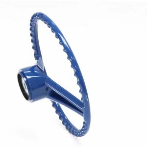 Steering Wheel - Blue - 70-72 Chevrolet GMC CK Truck - Aftermarket 15-Inch Diameter - Image 5 of 6