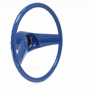 Steering Wheel - Blue - 70-72 Chevrolet GMC CK Truck - Aftermarket 15-Inch Diameter - Image 6 of 6