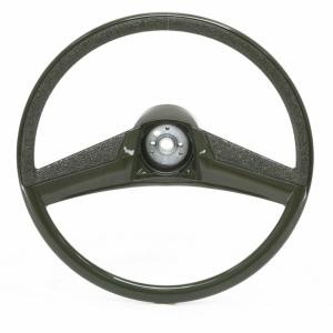 Steering Wheel - Olive Green - 70-72 Chevrolet GMC CK Truck - Aftermarket 15-Inch Diameter - Image 1 of 6