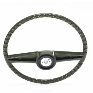 Steering Wheel - Olive Green - 70-72 Chevrolet GMC CK Truck - 17.5-Inch Diameter - Image 4 of 6