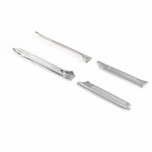 Front Door Sill Plates - Aluminum - 4pcs Set - 73-89 Chevy GMC CK Crew Cab Truck Suburban - Image 1 of 6