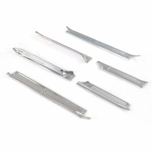 Front & Rear Door Sill Plates - Aluminum - 6pcs Set - 73-89 Chevy GMC CK Crew Cab Truck Suburban - Image 1 of 6