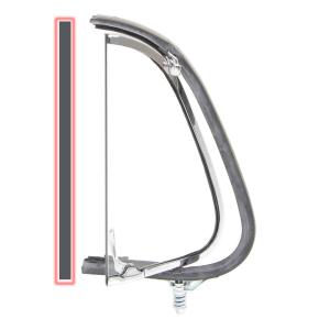 Vent Window Vertical Weatherstrips – Pair – 48-52 Ford F1 F2 - Image 3 of 5
