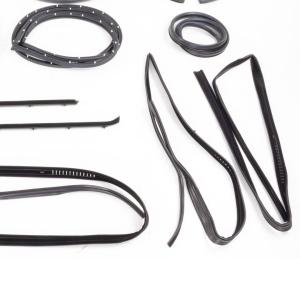 Weatherstrip Kit - Chrome Lock Strip - 37pcs - 85-91 Chevy GMC CK Suburban with Barn Doors - Image 5 of 5