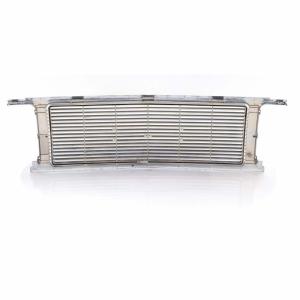 Grille - Chrome Argent - Dual Headlamps - 89-91 GMC Squarebody Pickup Jimmy Suburban - Image 4 of 6