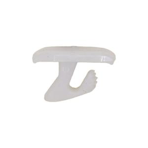 1962 Plymouth Valiant Door Weatherstrip Clip - White Nylon - 62-76 Dodge Plymouth A-B-E Body