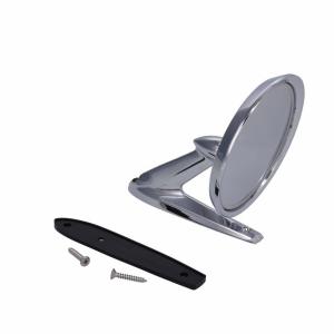 1964 Mercury Cyclone Outside Door Mirror Kit - Chrome - RH - 64-66 Fairlane Galaxie 66 Bronco