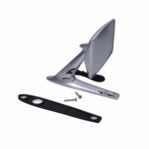 1968 Mercury Monterey Outside Rear View Mirror Kit - Chrome - RH Convex with Hidden LED - 67-71 Fairlane 67-72 Galaxie 67 Truck