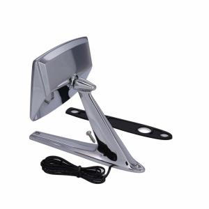 Outside Rear View Mirror Kit - Chrome - RH Convex with Hidden LED - 67-71 Fairlane 67-72 Galaxie 67 Truck - Image 4 of 6