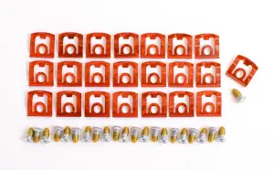 1972 Dodge Dart Back Glass Molding Clips & Screw Set - 68-76 Dodge Plymouth A-Body (except 70-76 Fastback)
