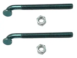 1964 Plymouth Savoy J-Bolts with Lock Nuts (4pc Set) - Dodge Plymouth A, B, E Body