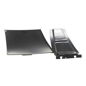 Front Fender Lower Rear Repair Panel w/ Brace - RH - 71-72 Plymouth B-Body 2DR - Image 2 of 5