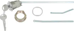 1974 Plymouth Fury Trunk Lock Kit - 73-76 A-Body; 73-74 B-Body; 73-74 E-Body