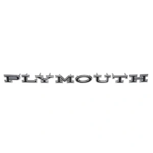 1964 Plymouth Barracuda Hood and Trunk Letters - PLYMOUTH - 66-71 Plymouth A and B-Bodies