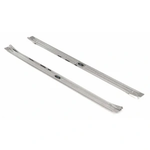 Door Sill Plates - Fisher Logo Tag - Pair- 67-69 Camaro Firebird - Image 1 of 9