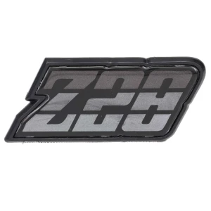 Gas Door Emblem - Z28 Charcoal - 80-81 Camaro - Image 1 of 6
