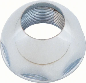 1967 Pontiac Firebird Antenna Bezel Nut - Chrome - For Original Antenna Base - 67-68 Camaro Firebird; 67-72 Chevy GMC Truck