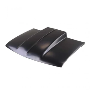 2000 Chevy S10 Pickup Hood - 4" Raised Straight Cowl - 94-04 Chevy GMC S10 Pickup Sonoma; 95-04 S10 Blazer S15 Jimmy