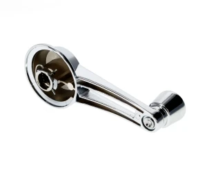 Window Crank Handle - Double Arm Clear Knob - LH or RH - 64 Chevelle Malibu El Camino - Image 3 of 3