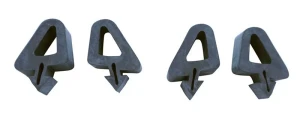 1964 Chevy Biscayne Hood Side Bumpers (4pcs) - 64 Chevelle El Camino; 63-64 Biscayne Bel Air Impala