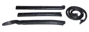 1966 Buick GS Convertible Top Weatherstrips - 5 Piece Set - 66-67 GM A-Body