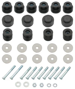 1968 Chevy Malibu Body &amp; Radiator Support Bushing Set w/ Hardware - 68-72 Chevelle Cutlass Coupe; El Camino