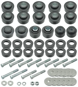 1970 Chevy Monte Carlo Body &amp; Radiator Support Bushing Set w/ Hardware - 70-72 Monte Carlo
