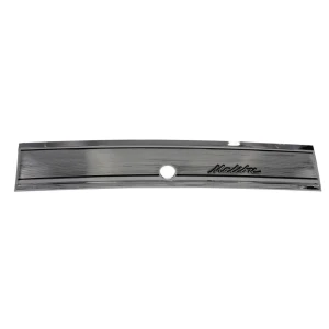 Glove Box Fascia - Chrome - Malibu Script - 67 Chevelle - Image 1 of 5