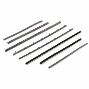 Front and Rear Door Beltline Window Felts - 66-67 Chevelle 2 Door Sedan Post - Image 1 of 6