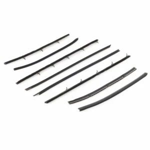 Front and Rear Door Beltline Window Felts - 68 Chevelle 2 Door Sedan Post - Image 4 of 6
