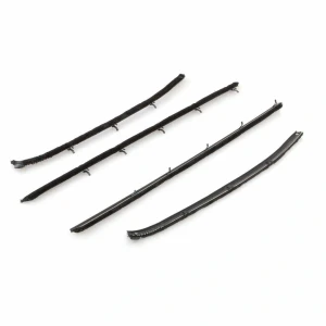 Front and Rear Door Beltline Window Felts - Outer - 68 Chevelle Coupe - Image 3 of 6