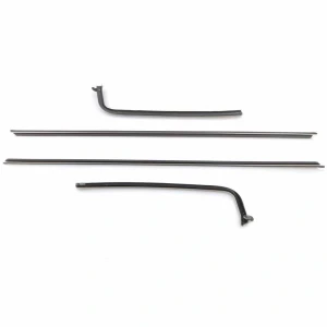 Front and Rear Door Beltline Window Felts - Outer - 70-72 Chevelle Coupe - Image 2 of 6