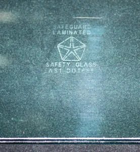 Windshield - Green Tint - 71-74 Plymouth Dodge B-Body 2 Door - Image 2 of 3