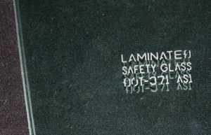 Windshield without Tint Band - Green Tint - 67-69 Camaro Firebird Coupe - Image 3 of 3