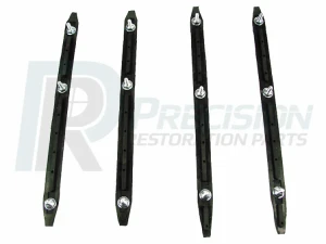 1968 Chevy Chevelle 68 Chevelle Front &amp; Rear Bumper Guard Inserts (4pcs Set)