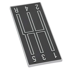 Console Shift Plate Emblem - 5 Speed - 68-69 Camaro - Image 4 of 6