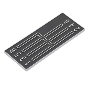 Console Shift Plate Emblem - 6 Speed with Adhesive Back - 68-69 Camaro - Image 5 of 6