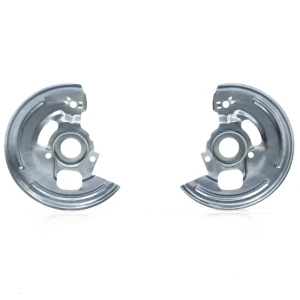 Disc Brake Backing Plates - Pair - 67-68 Camaro Firebird Chevelle El Camino - Image 1 of 4