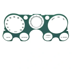 Instrument Lens with Gauges without Tach - 67-72 Chevy GMC CK Truck - Image 1 of 6