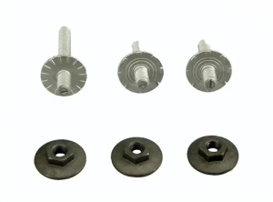 1967 Pontiac Trans Am Quarter Window Track Stud &amp; Nut Set - 67-69 Camaro Firebird