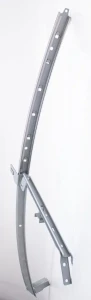 Door Front Window Track w/ Trim - RH - 67 Camaro Firebird - Image 2 of 6